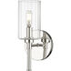 Chastine Wall Sconce Wall Light in Polished Nickel